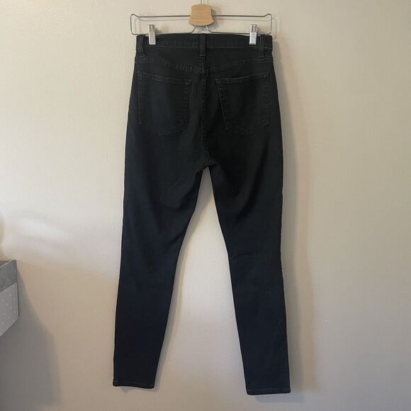 Reformation High And Skinny Faded Black Destroyed Organic Cotton Modal Sz 28 - Picture 7 of 10